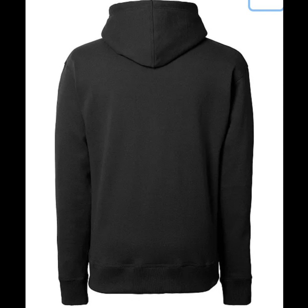 NWT Champion Men's Powerblend Fleece Black Hoodie - Picture 3 of 5